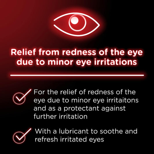 Visine Red Eye Hydrating Comfort Redness Relief and Lubricant Eye Drop