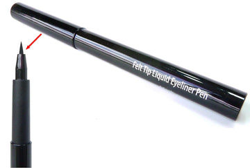 Pure Zivaª Waterproof Long Lasting Matte Black Liquid Skinny Felt Tip Eyeliner Pen, No Animal Testing & Cruelty Free