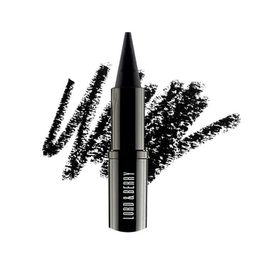 Lord & Berry KAJAL STICK Eye Liner, Long Lasting Soft Gel based eyeliner pencil for Women With Smudgeable Soft Finish to give Smoldering Sexy Look to Eyelids, Cruelty Free Makeup - Intense Black
