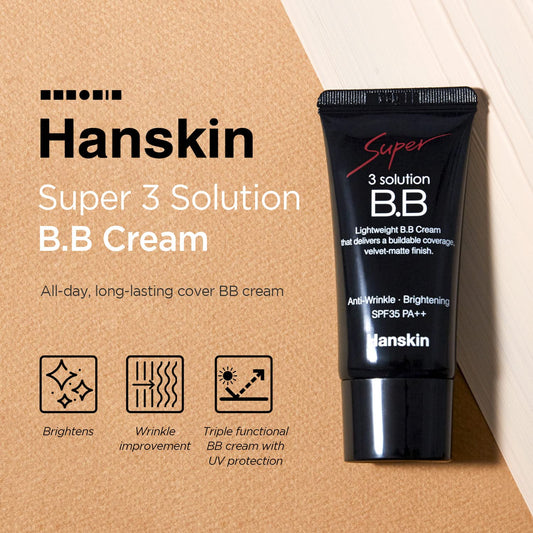 Hanskin Blendable BB Cream with spf 35pa++, Velvet Matte Finish, [30g / 1.05 ]