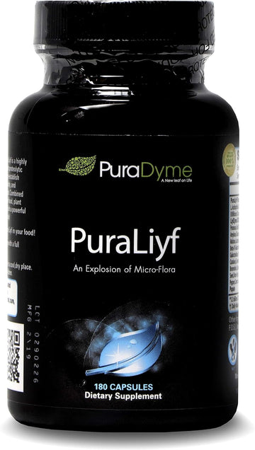 PuraDyme PuraLiyf Digestive Enzymes with Probiotics | Probiotic Supple4 Ounces