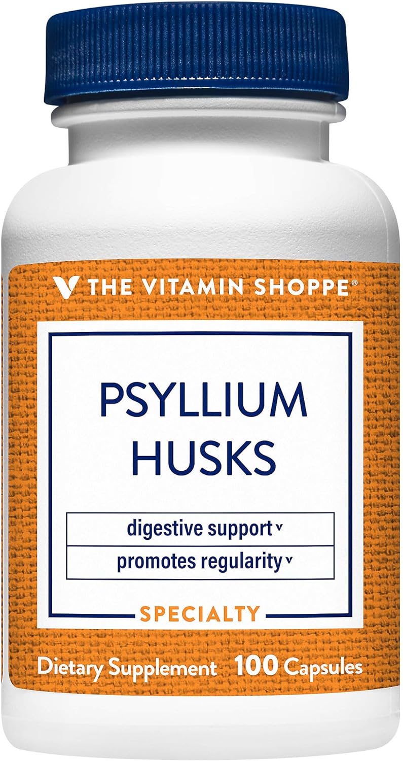 The Vitamin Shoppe Psyllium Husks ? Plantago Ovata Fiber Supplement Th