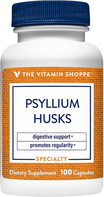 The Vitamin Shoppe Psyllium Husks ? Plantago Ovata Fiber Supplement Th