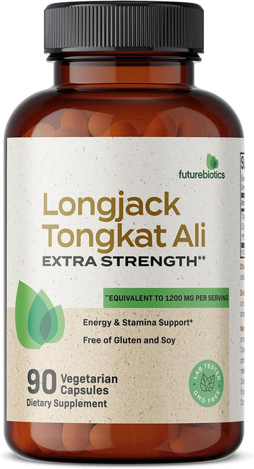 Futurebiotics Longjack Tongkat Ali 1200 MG Energy & Stamina Support -