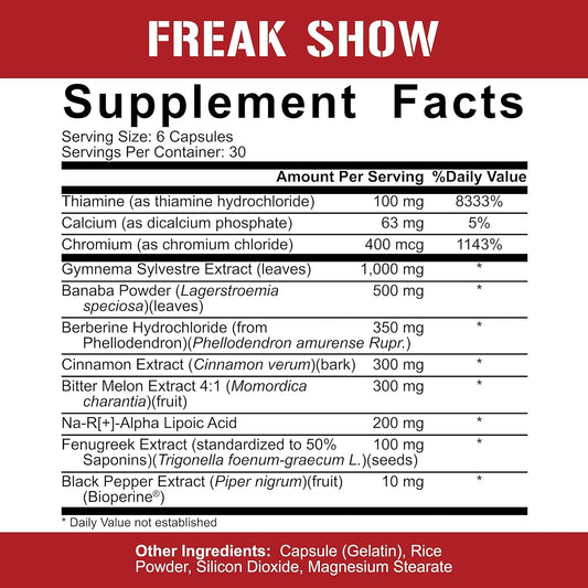 5% Nutrition Rich Piana Freak Show | Muscle Builder | Berberine, Gymne