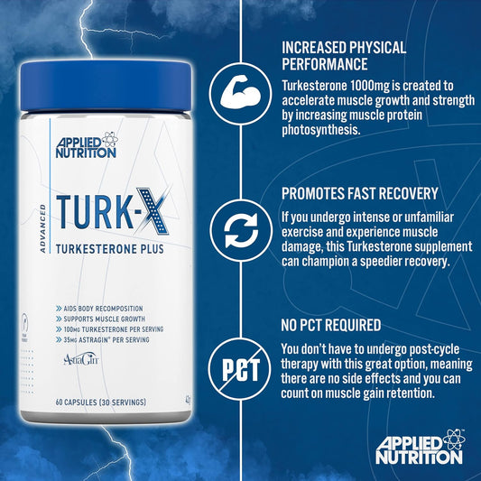 Applied Nutrition Turk-X Turkesterone Plus - Advanced Turkesterone 10060 Grams