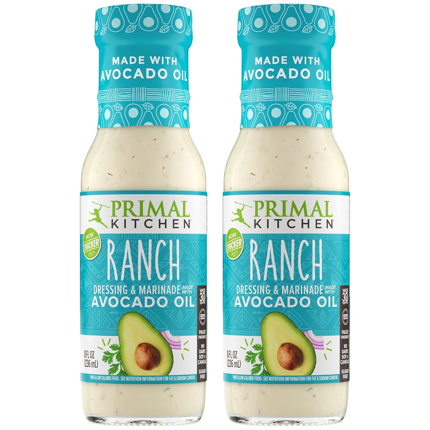 Primal Kitchen Ranch Salad Dressing & Marinade Made With Avocado Oil, 2.4 Pounds