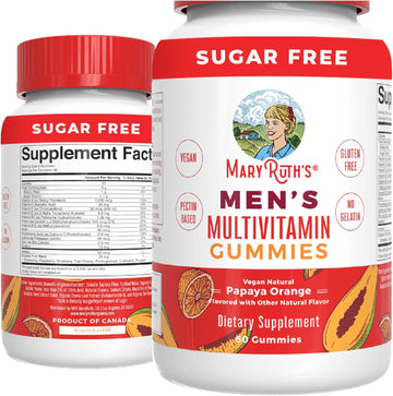 Maryruth Organics Mens Vitamin Gummy | Vegan Daily Multivitamins For I