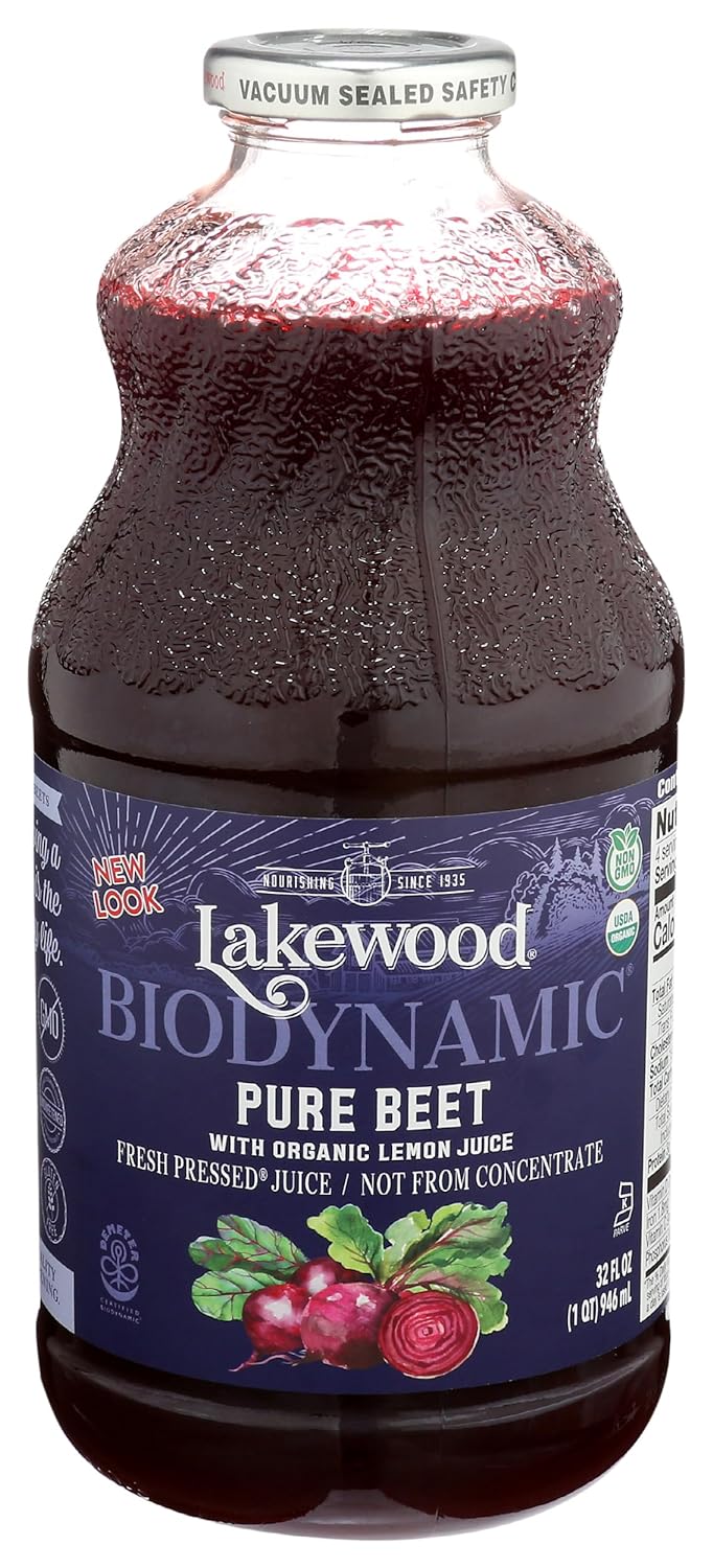 Lakewood, Juice Pure Beet Biodynamic Organic, 32 Ounce32 Fl