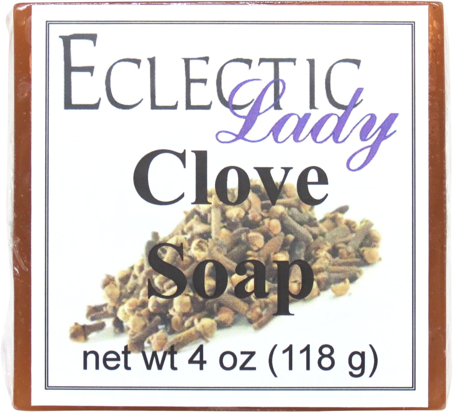 Eclectic Lady Clove Glycerin Soap, 4  Bar