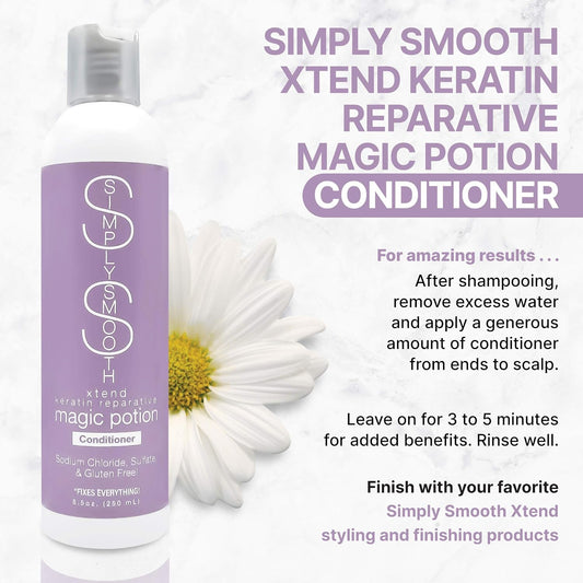 SIMPLY SMOOTH by : XTEND KERATIN REPARATIVE MAGIC POTION CONDITIONER