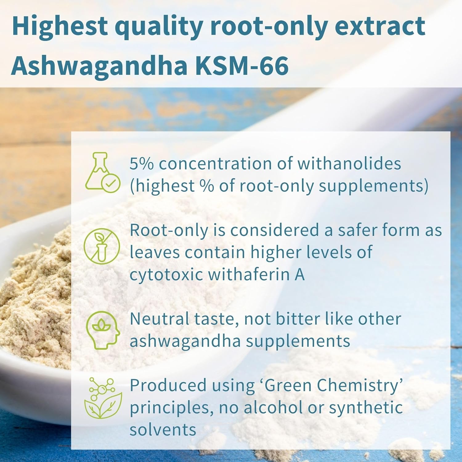Ashwagandha Complex with L-Theanine & Magnesium, KSM-66 Root-only Extr