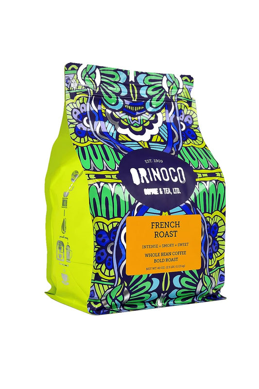 Orinoco French Roast  bag, Bold Roast, Whole Bean Coffee, 100% Arabica beans