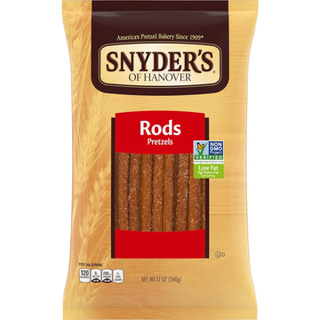 Snyder's of Hanover, Pretzel Rods, 12 Oz Bag