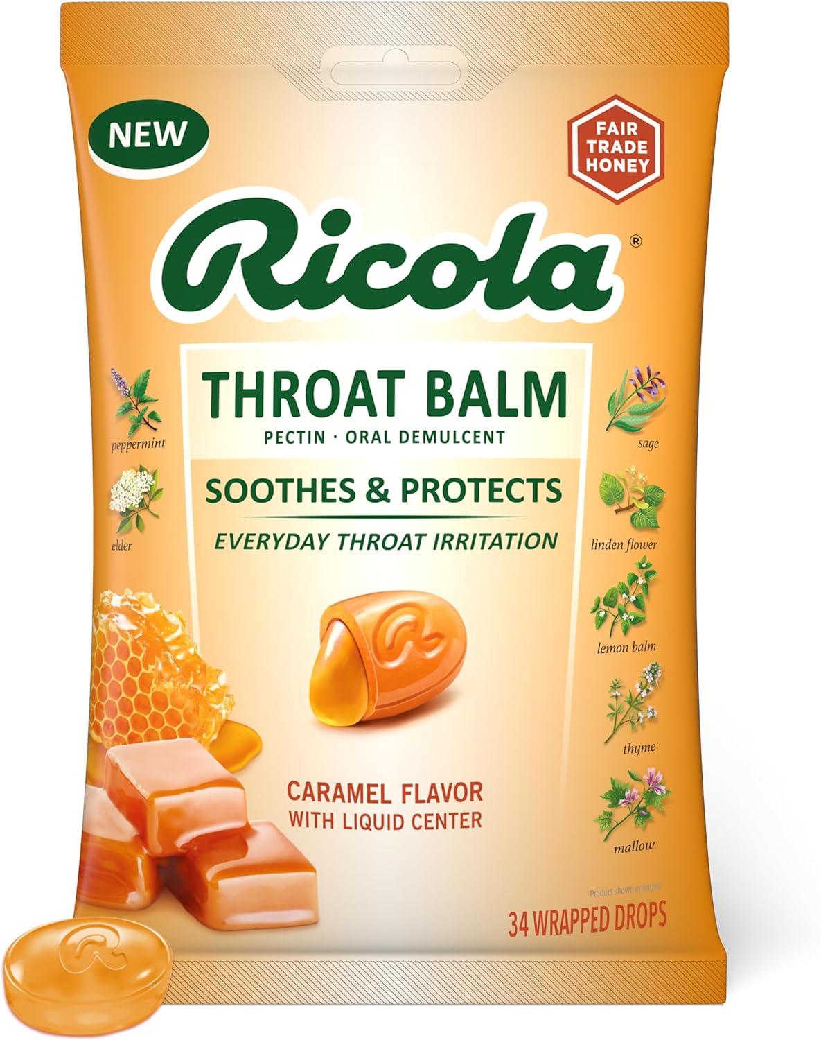Ricola Throat Balm 34Ct