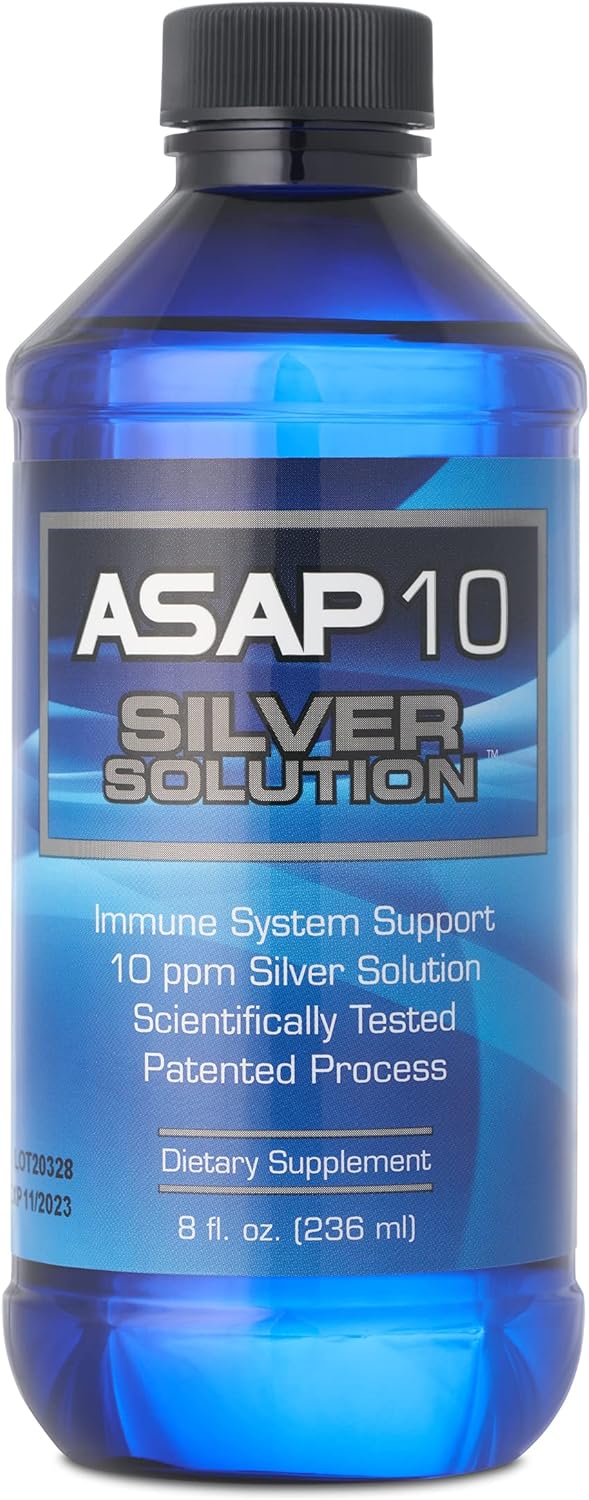 American Biotech Labs - Asap 10 Silver Solution - Immune System Suppor