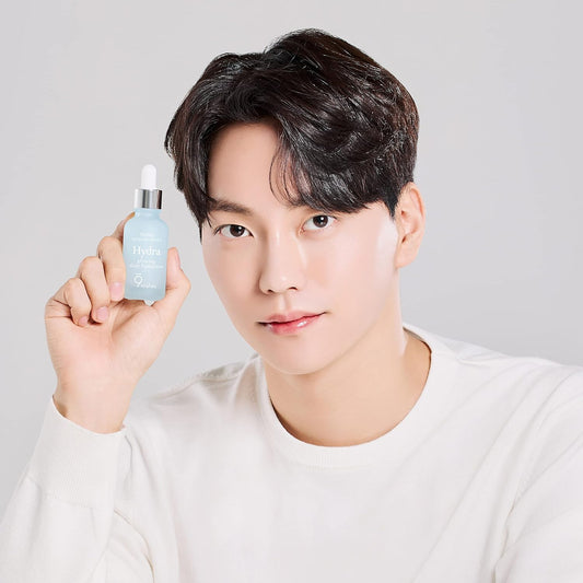 [9wishes] Hydra Ampoule Serum ? (2 Pack) Long-lasting Moisturizer for 72 hours, 1.01 . , Hydrating Serum for Face with 8-layer of Hyaluronic Acid and 55% Coconut Water, Korean Serum, Night and Day Serum