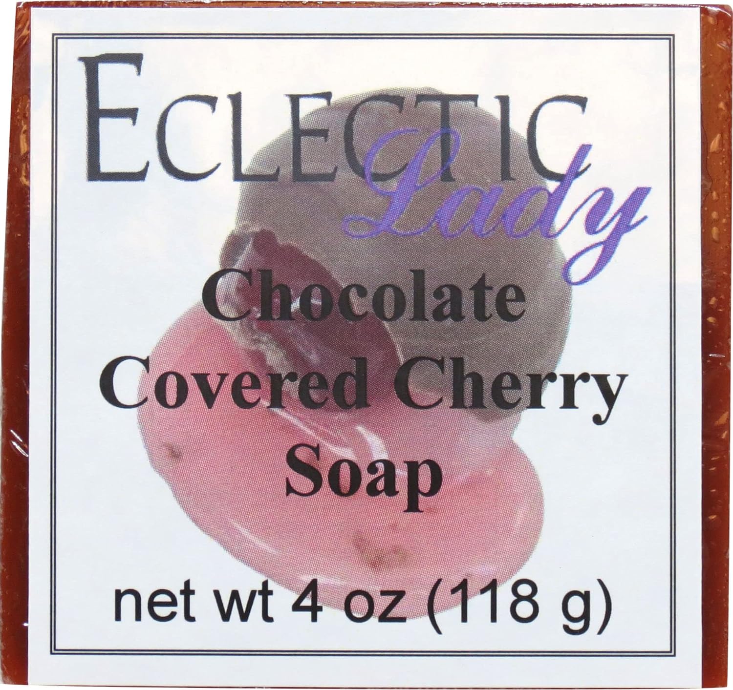 Eclectic Lady Chocolate Covered Cherry Glycerin Soap, 4  Bar