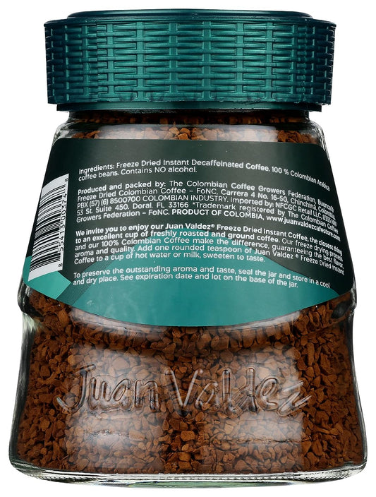 Juan Valdez Instant Freeze Dried Decaf Coffee