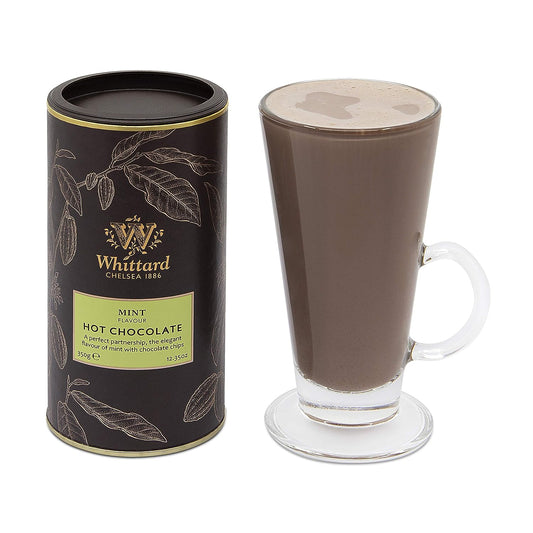 Whittard of Chelsea - Mint Flavor Hot Chocolate - Milk Chocolate Mix, Vegetarian, Baking Cocoa (1ct)