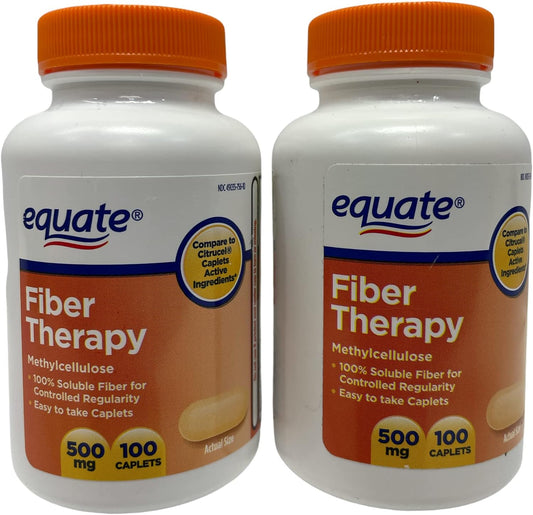 ThisNThat Fiber Therapy for Regularity Fiber Supplement Bundle: (2) 107.05 Ounces