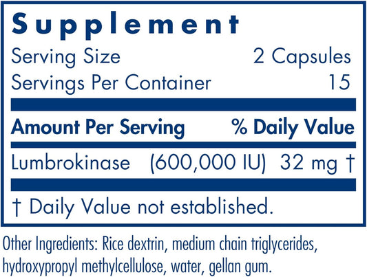 Allergy Research Group Lumbrokinase Supplement - Circulatory System Su0.35 Ounces