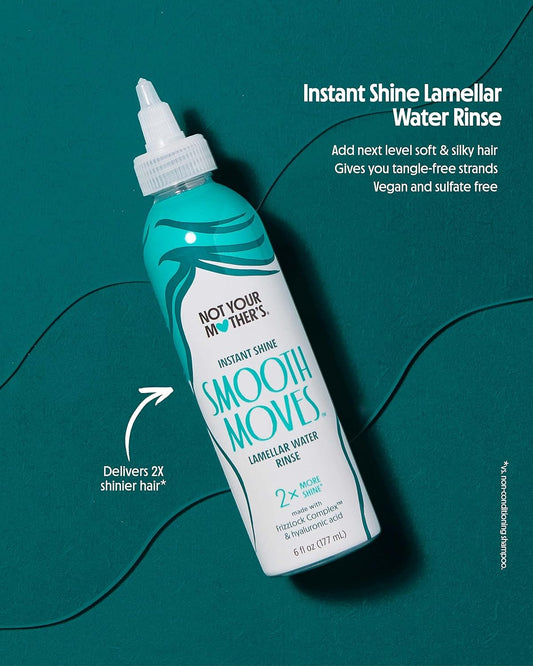Not Your Mother's Smooth Moves Instant Shine Lamellar Water Hair Rinse - 6   Squeezable Bottle - Berry Vanilla Scent