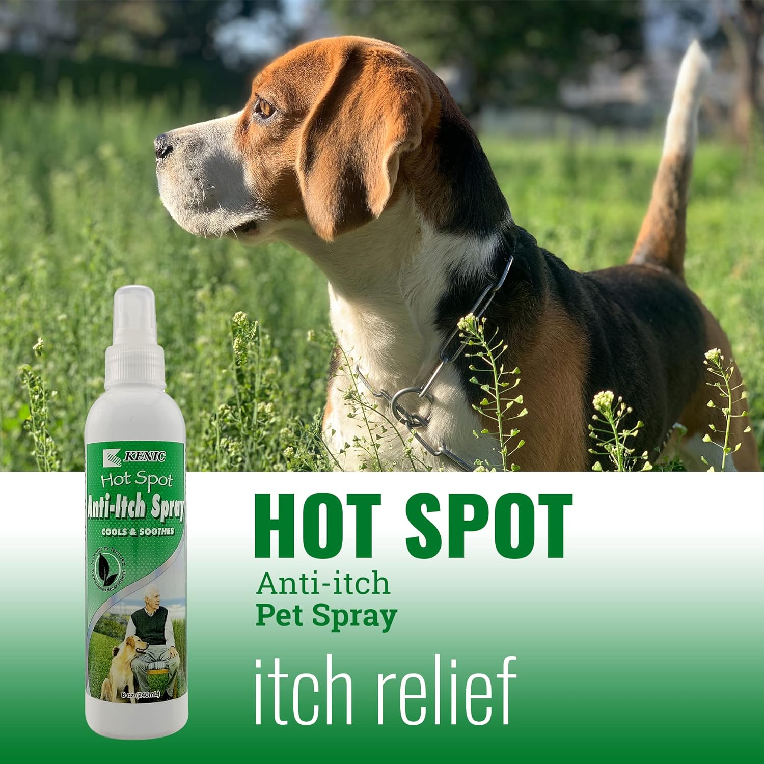 Kenic Ultra Cooling Hot Spot and Anti-Itch Pet Spray for Dog