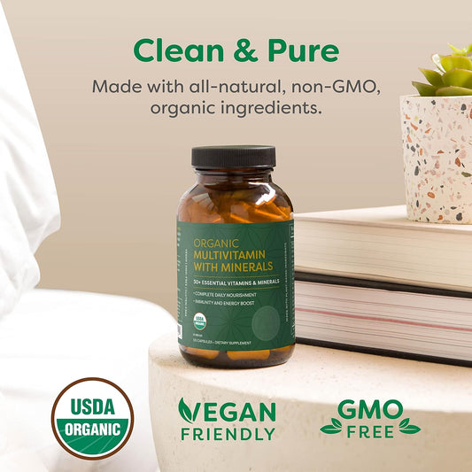 Global Healing Usda Organic Multivitamin For Women And Men - Vitamins