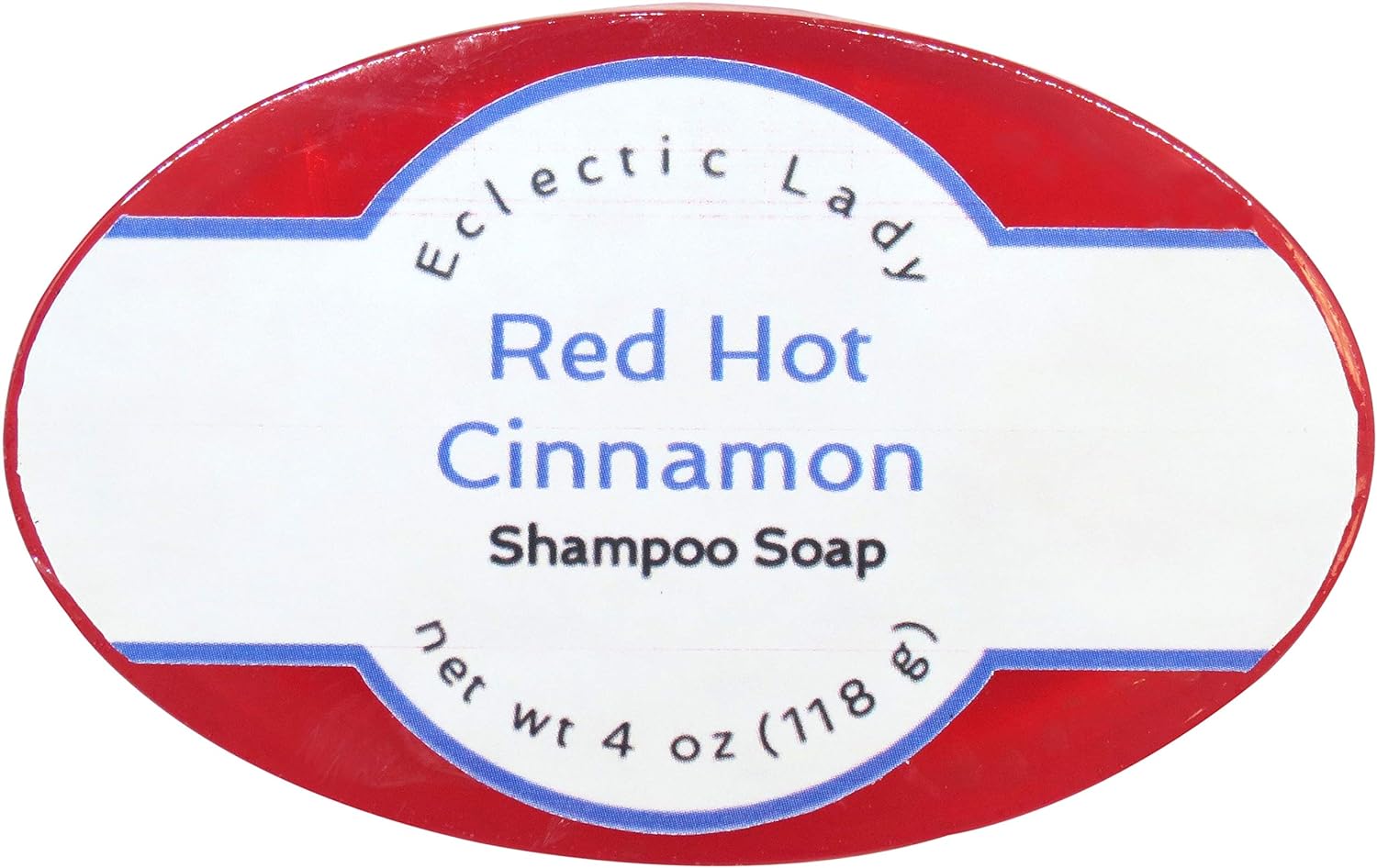 Eclectic Lady Red Hot Cinnamon Shampoo Soap Bar with Pure Argan Oil, Silk Protein, Honey Protein and Extracts of Calendula ower, Aloe, Carrageenan, Sunower - 4  Bar