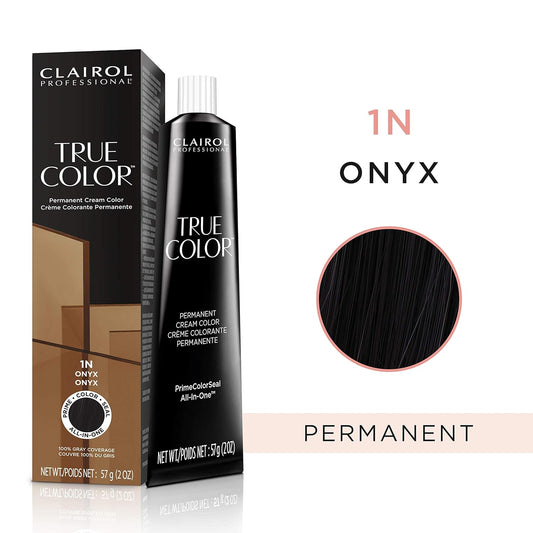 Clairol Professional TRUE COLOR Permanent Cream Hair Color for GLOSSING and TONING with 100% Gray Coverage