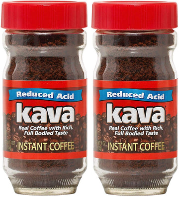 Kava Acid Neutralized Instant Coffee, (Pack of 2)