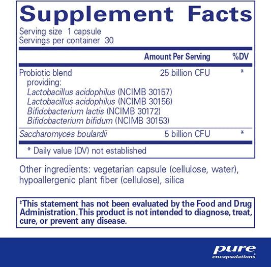 Pure Encapsulations Purebiome Intensive | Hypoallergenic Multi-Strain13.6 Ounces