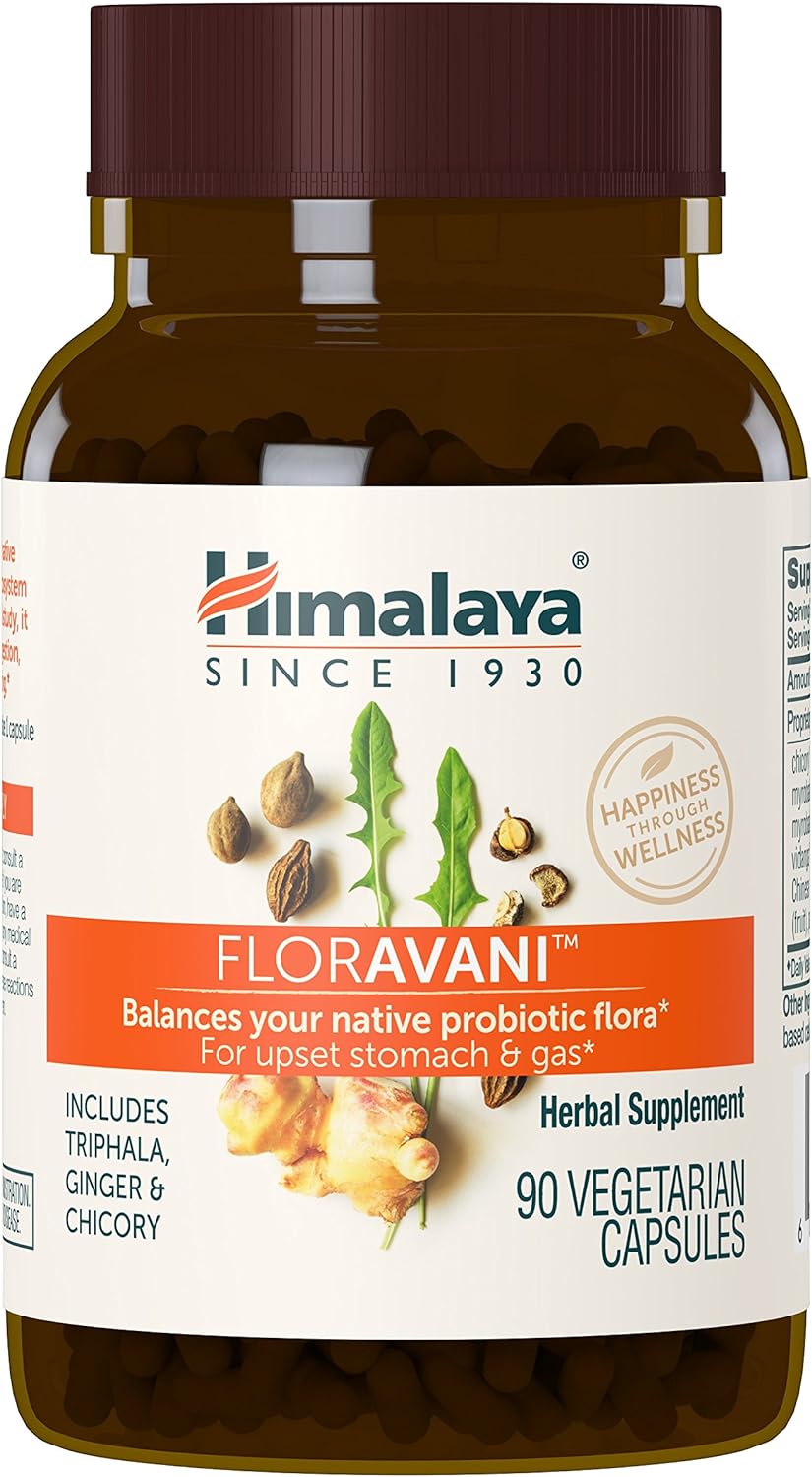 Himalaya FlorAvani, Balances Your Probiotic Flora, for Digestion, Gas,8.01 Ounces