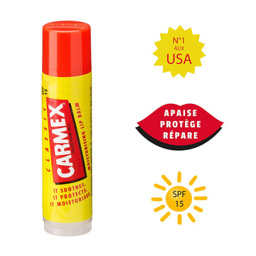 Carmex Strawberry Flavor Moisturizing Lip Balm Stick SPF 15