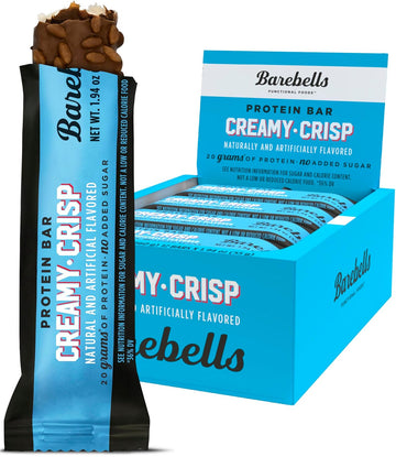 Barebells Protein Snacks Bars Creamy Crisp - 12 Count, 1.9oz Bars 20g 0.04 Ounces