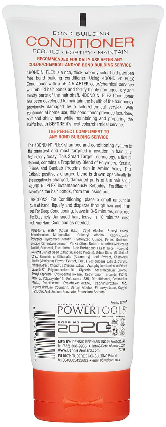 POWERTOOLS 4BOND Bond Building Conditioner | Restore Damaged Hair | Contains Advanced Polymers, Keratin, Baobab & Quinoa Proteins