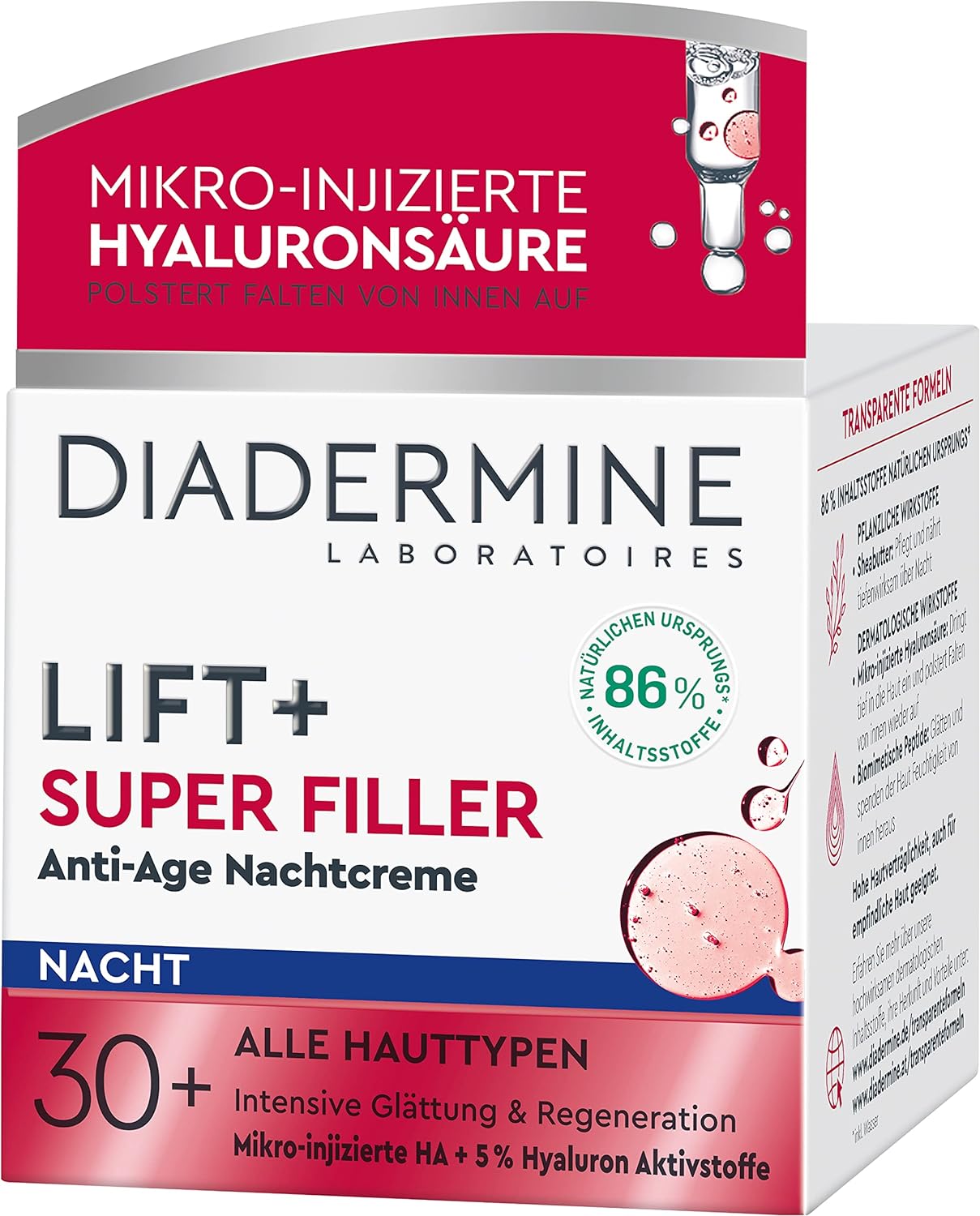 Diadermine Lift + Superfiller Hyaluron Anti-Age Night Cream - 1.76 . (50 )