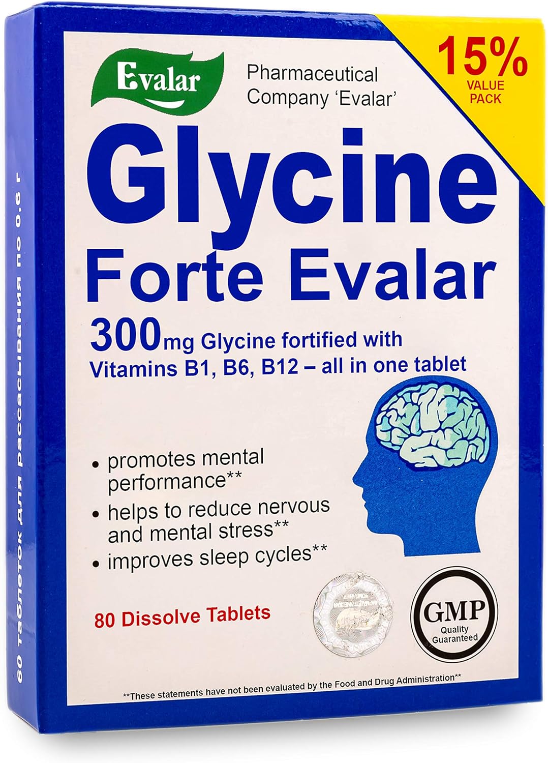 Glycine Forte Evalar 60 Tabs