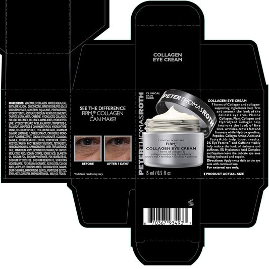 Peter Thomas Roth | Firmx Collagen Eye Cream Eye Cream With Collagen | Collagen Eye Cream, Firming Eye Cream, 0.5