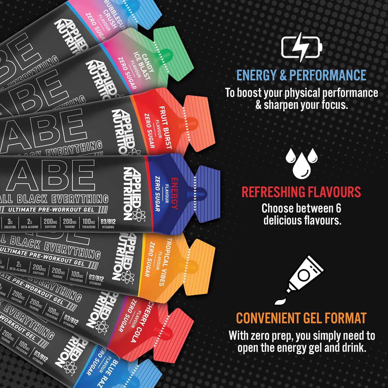 Applied Nutrition ABE Pre Workout Gel - All Black Everything Pre Worko