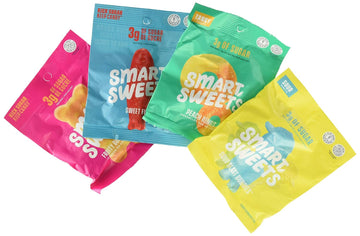 SMART SWEETS 5 FLAVORS VARIETY PACK 2019 NEW FLAVORS INCLUDING PEACH RINGS