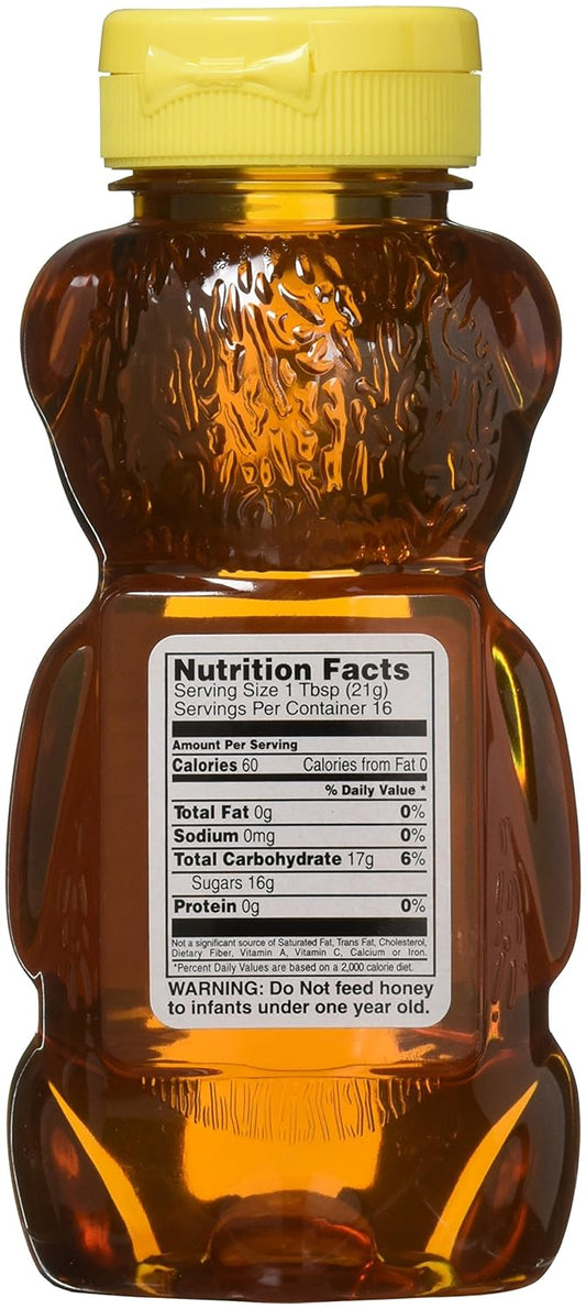 Gunter's Pure Clover Honey Bears, 12 Oz (Pack of 4)