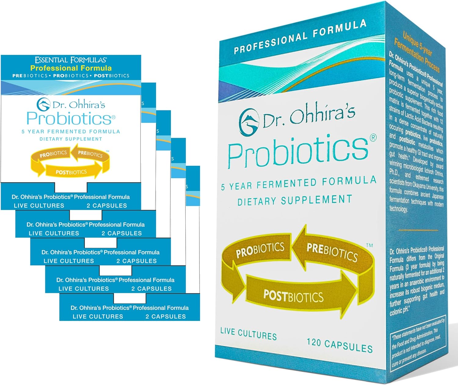 Dr. Ohhira'S Probiotics Professional Formula - 120 Capsules With Bonus4.97 Ounces