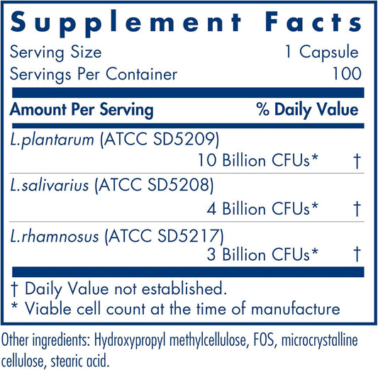 Allergy Research Group Lactobacillus 100 Veg Caps