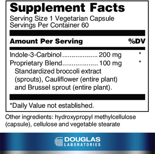 Douglas Laboratories Ultra I-3-C | Indole-3-Carbinol Is A Proprietary