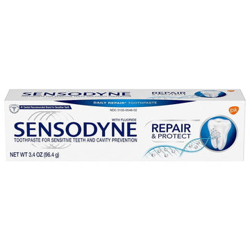 Sensodyne Toothpaste - Repair & Protect - Daily Repair W/uoride, 3.4 , Pack of 2