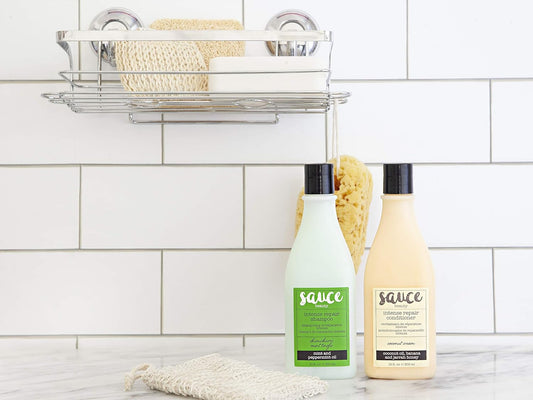 Sauce Beauty Chimichurri Mint Shampoo and Coconut Cream Conditioner Set - 2 10 . . Bottles