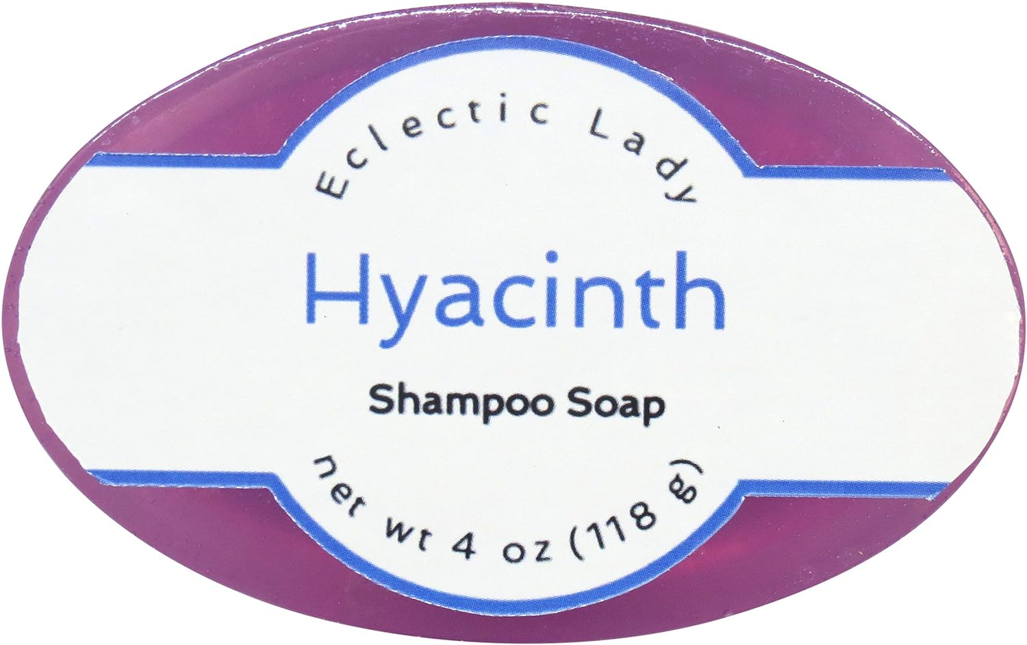 Eclectic Lady Hyacinth Shampoo Soap Bar with Pure Argan Oil, Silk Protein, Honey Protein and Extracts of Calendula ower, Aloe, Carrageenan, Sunower - 4  Bar