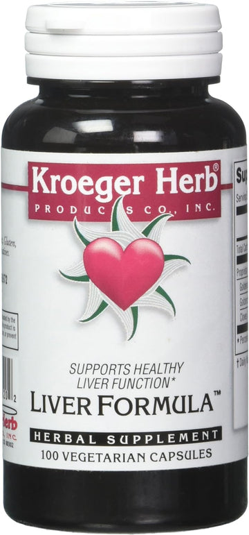 Kroeger Herb Liver Formula Combinations, 100 Count3.04 Ounces